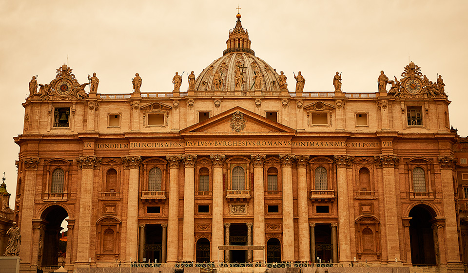 St. Peter's Basilica in Vatican City by Stephen Je